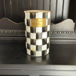 Mackenzie Childs Courtly Check Utensil holder